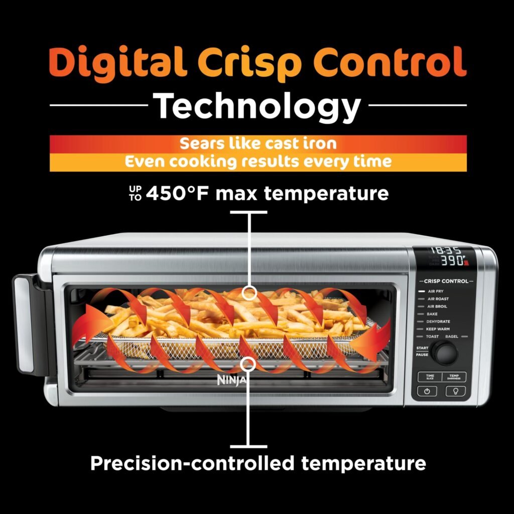 Ninja SP151 digital control panel and cooking fun