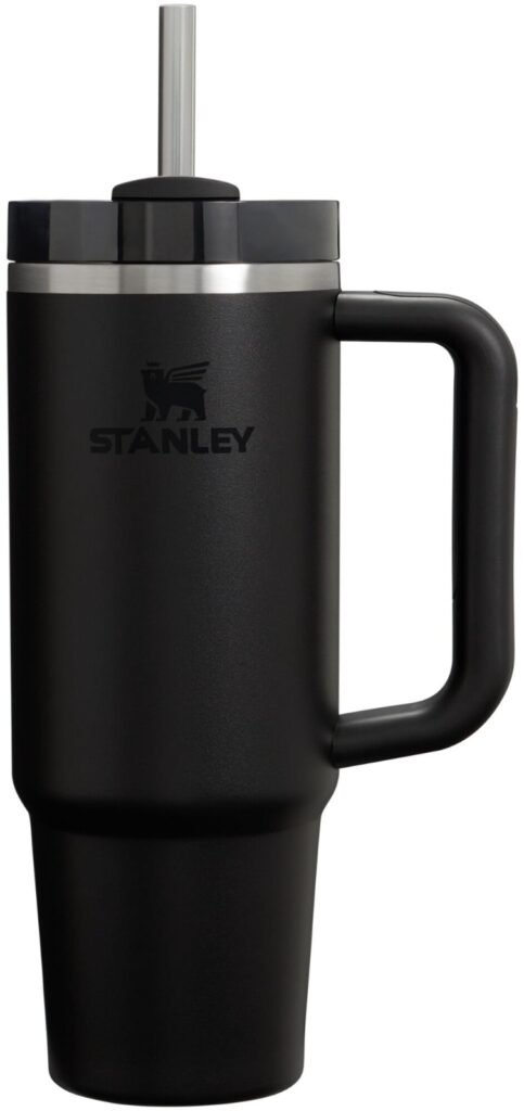 Stanley Quencher H2.0 30 oz Black insulated tumbler with handle