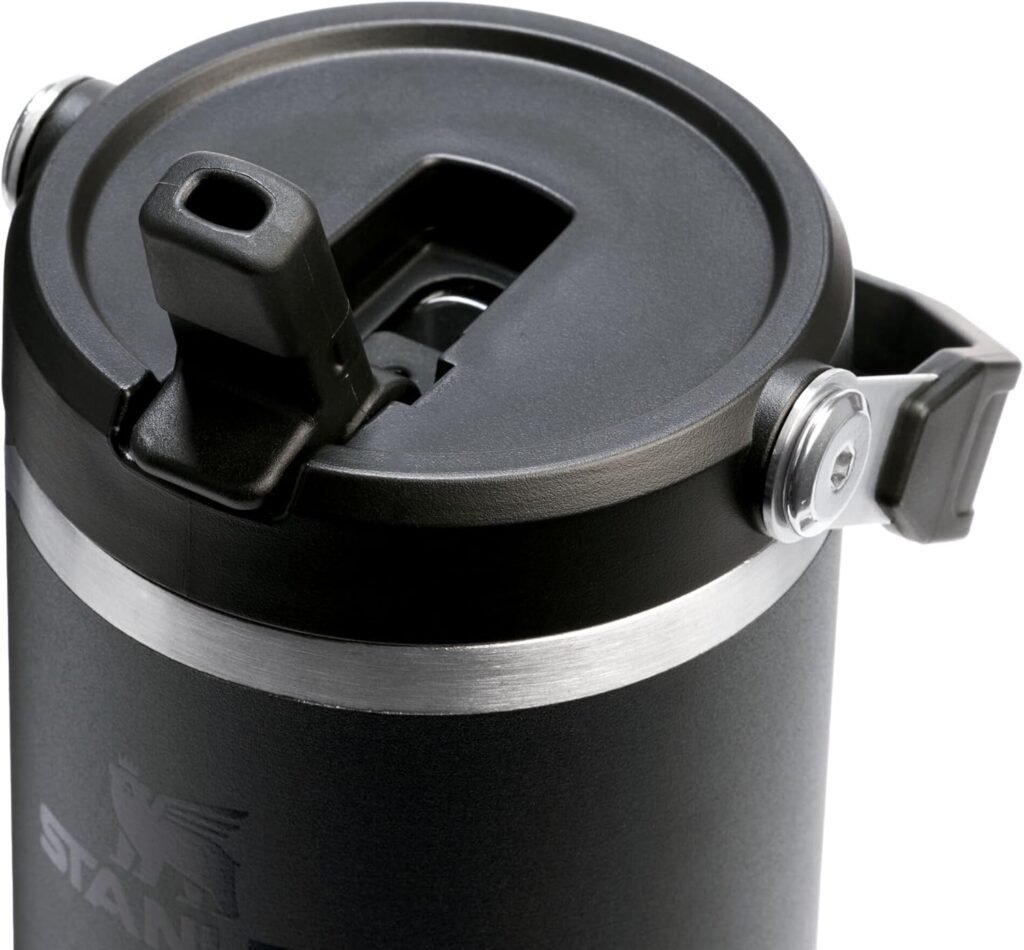 Stanley IceFlow 2.0 beside YETI Rambler, Owala FreeSip, and Hydro Flask water bottles