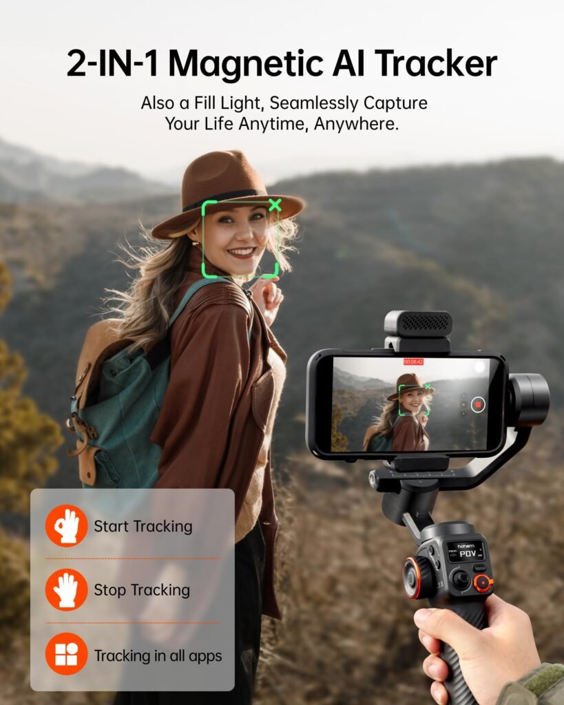 Hohem iSteady M6 Kit Smartphone Gimbal AI tracker
